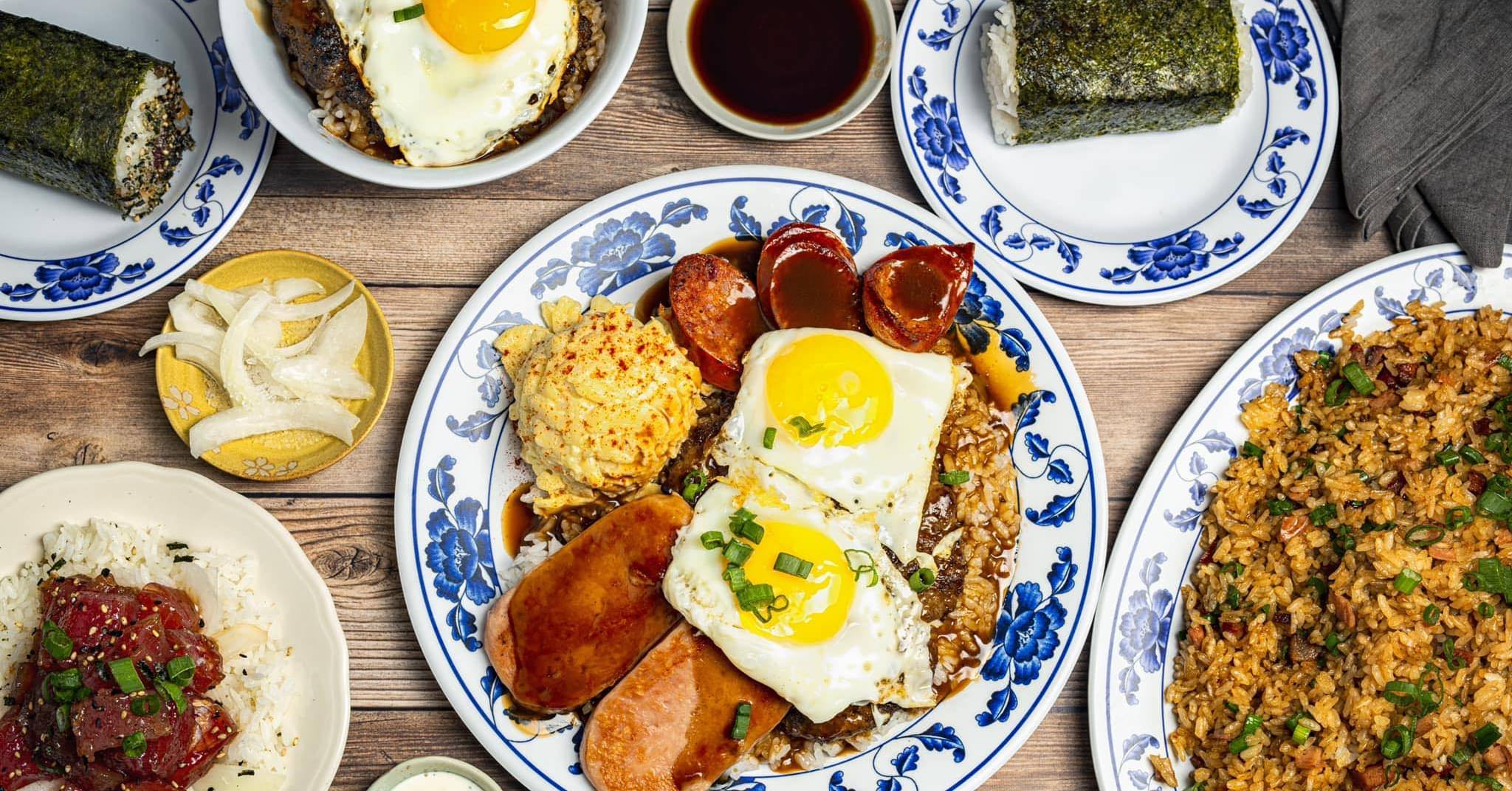 Breakfast spread from Bob's Hawaiian Style Restaurant, a Lynnwood establishment